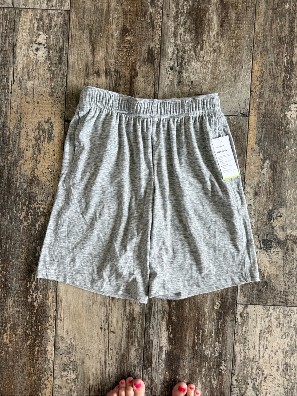 2 for $20 sale: NWT light gray Old Navy Breathe ON Active Shorts  - L